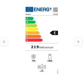 Nevera Cecotec 180cm Alto