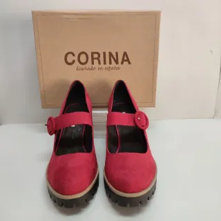 Zapatos CORINA rojos mujer