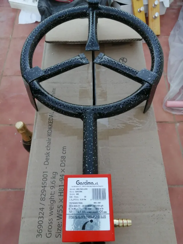 Fuego de gas para paellas Garcima