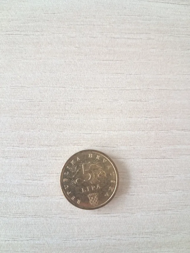 Moneda 5 Lipa Croacia