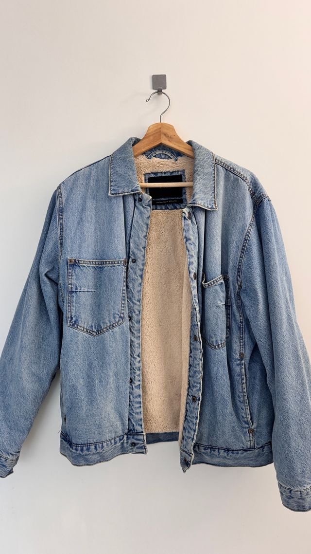 Chaqueta vaquera Zara forro borreguito