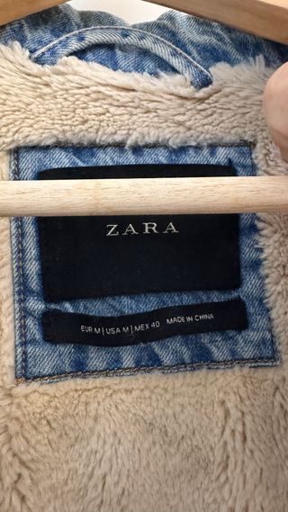 Chaqueta vaquera Zara forro borreguito