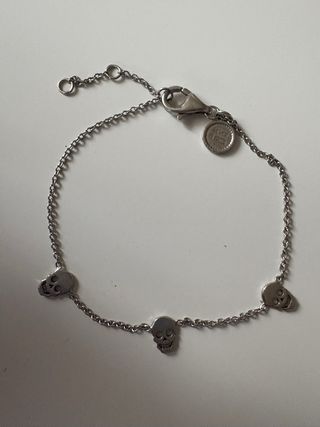 Pulsera Calaveras Aristocrazy Plata