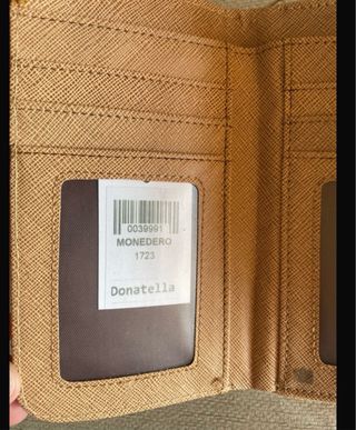 Cartera monedero en corcho