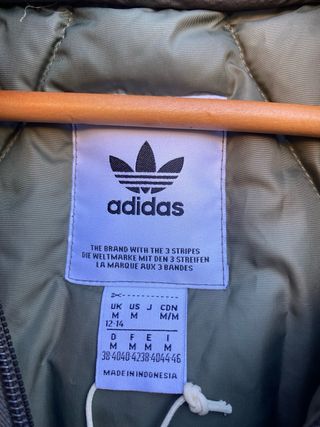 Chaqueta acolchada Adidas M caqui