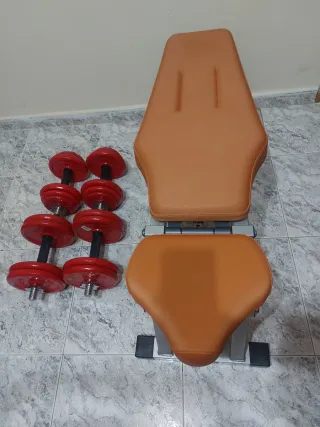 Banco y Mancuernas Ajustables SALTER