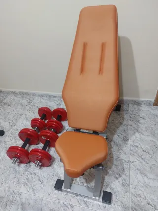 Banco y Mancuernas Ajustables SALTER