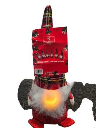 Gnomo Natale Suprema con LED