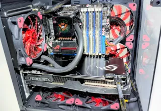 PC Gaming RTX Intel i7 SSD Completo Asus Liquida