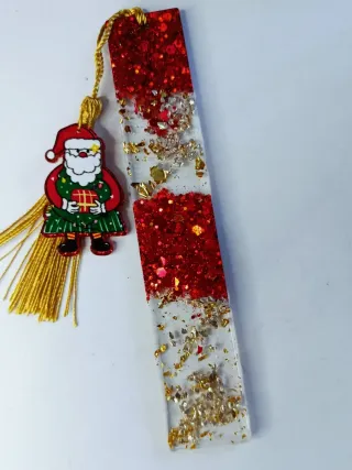 Marcapáginas Resina Navidad Santa Claus