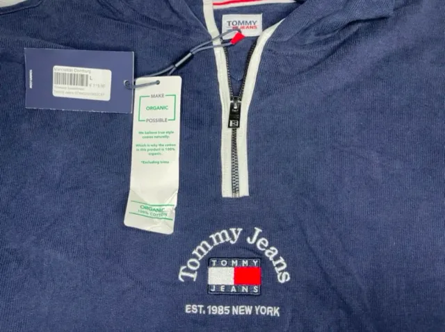 Sudadera Tommy Jeans Azul Talla L