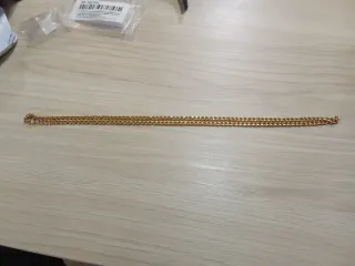 Cadena Acero Inoxidable Hombre Oro Plateado