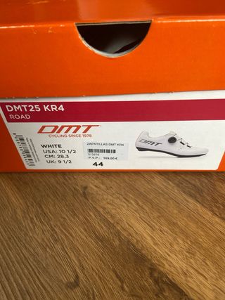 Zapatillas Ciclismo DMT KR4 Blanco Talla 44