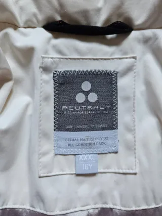 Giubbino Peuterey bianco taglia S