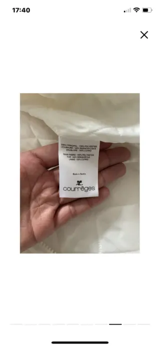 Abrigo Courrèges de lujo