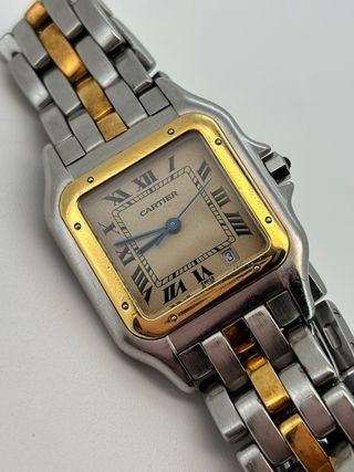 Reloj Cartier Panthère Mediano Acero y Oro