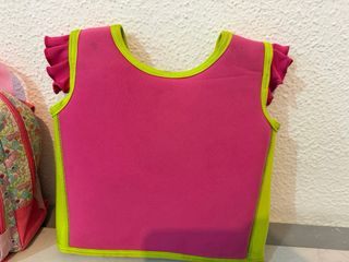 Chaleco flotador Nabaiji rosa y verde