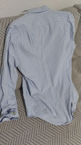 Camisa Massimo Dutti Rayas Azul