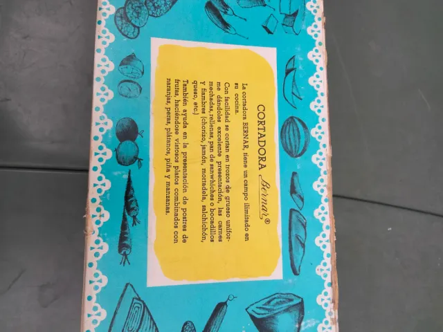 Cortafiambres vintage manual