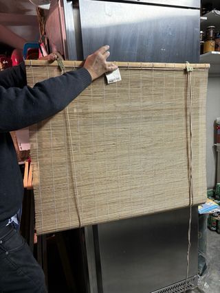 Estor enrollable bambú Ikea 100x180