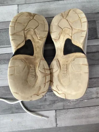 Lote 3 pares zapatillas 39 Converse, Puma, Vans