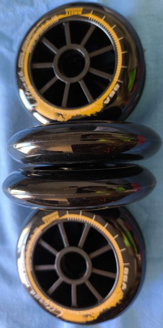 6 Ruedas Patines 110 mm 85A Alta Velocidad