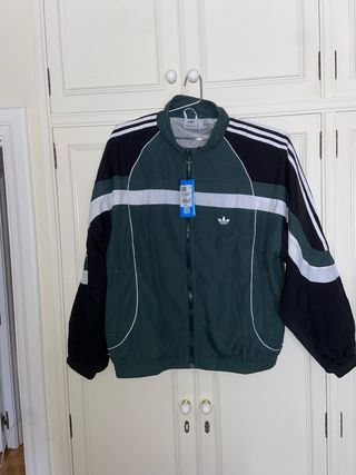 Chaqueta Adidas Verde y Negra Talla 2XL