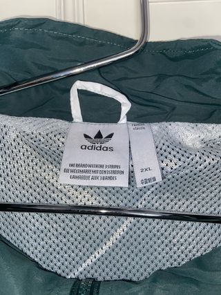 Chaqueta Adidas Verde y Negra Talla 2XL