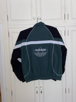 Chaqueta Adidas Verde y Negra Talla 2XL