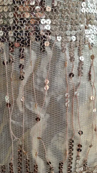 Vestido Fiesta Dorado Fin de Año