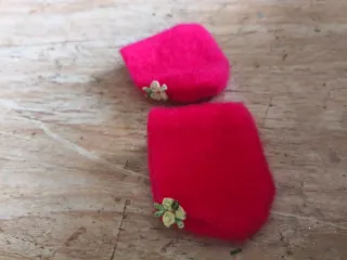 Pantuflas Rojas Nancy Famosa