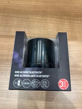 Mini Altavoz Bluetooth SilverCrest Negro