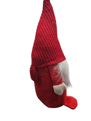 Gnomo fermaporta rosso con luce