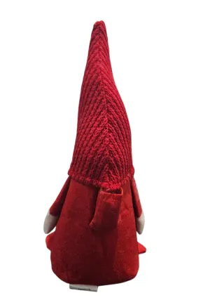 Gnomo fermaporta rosso con luce