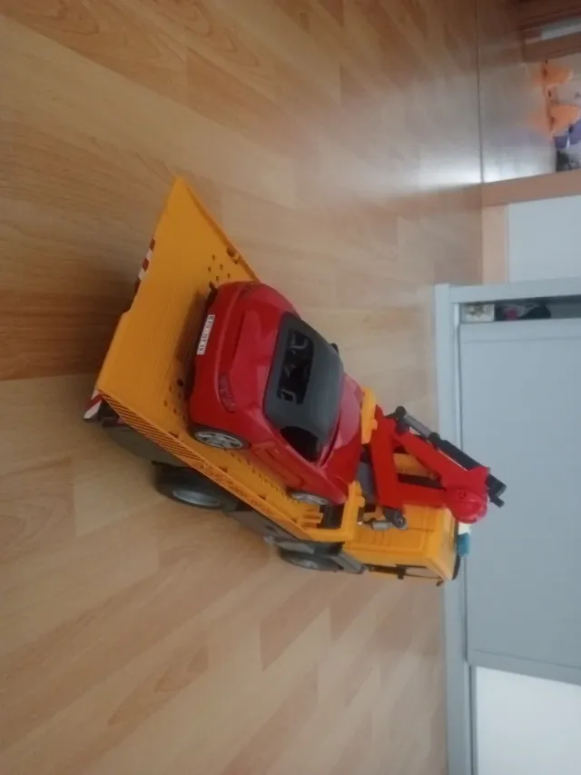 Camión de Juguete MAN Naranja