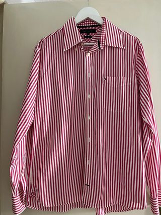 Camisa Tommy Hilfiger Rayas Rojas y Blancas