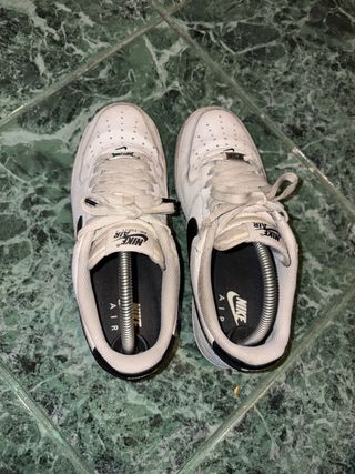 Nike Air Force 1 Bianche Nero - Taglia 41