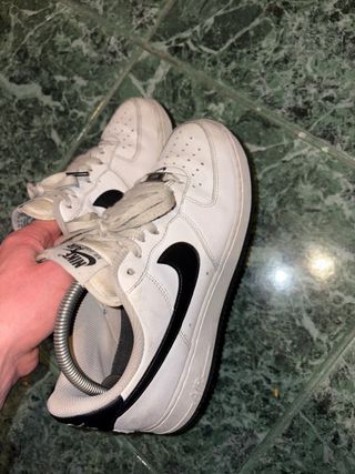 Nike Air Force 1 Bianche Nero - Taglia 41