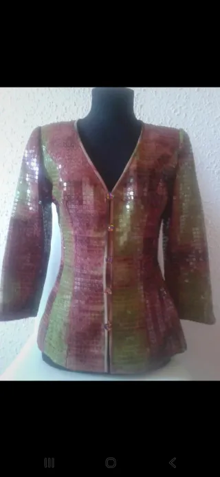 Blazer fiesta lentejuelas nueva