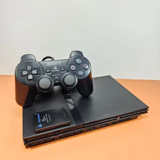 Sony PlayStation 2 PS2 Slim Nera Completa