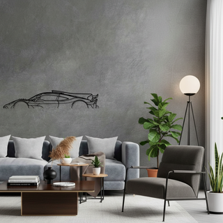 AMG One Silhouette Arte da Parete in Metallo