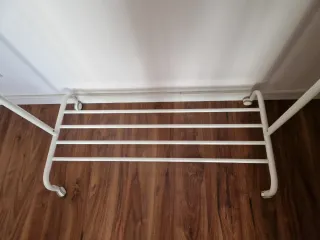 Perchero Ropa Blanco Ikea Rigga - burro