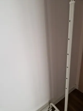 Perchero Ropa Blanco Ikea Rigga - burro