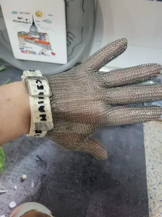 Guante de malla anticorte
