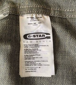Chaqueta vaquera hombre de G-Star Raw (M)