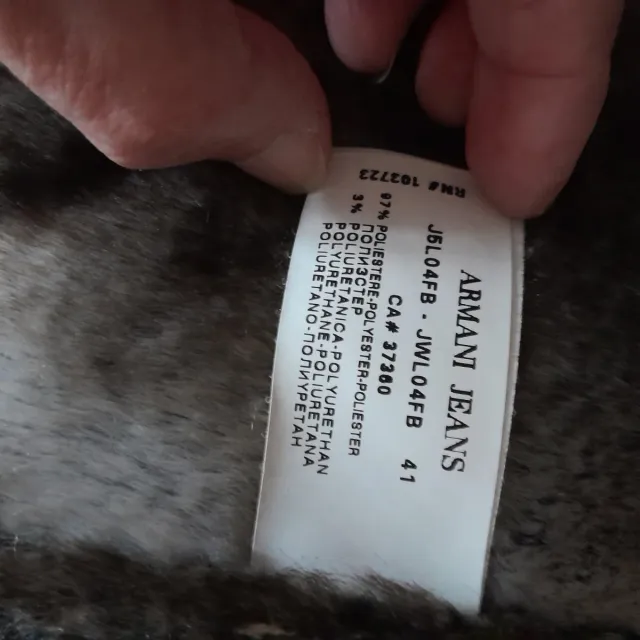 Cappotto Muflone Armani Jeans Beige