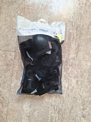 Set Protectores Oxelo Negro