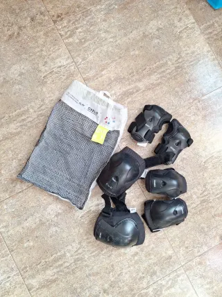 Set Protectores Oxelo Negro