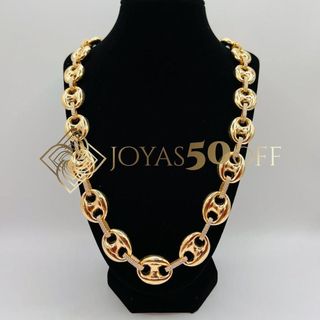 CADENA CALABROTE CIRCONITAS ORO18K