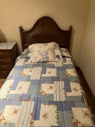 2 Cabeceros de Cama Madera y Metal